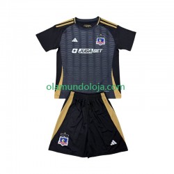 Camisola Colo-Colo Criança Equipamento Segundo 2025-2026 Manga Curta